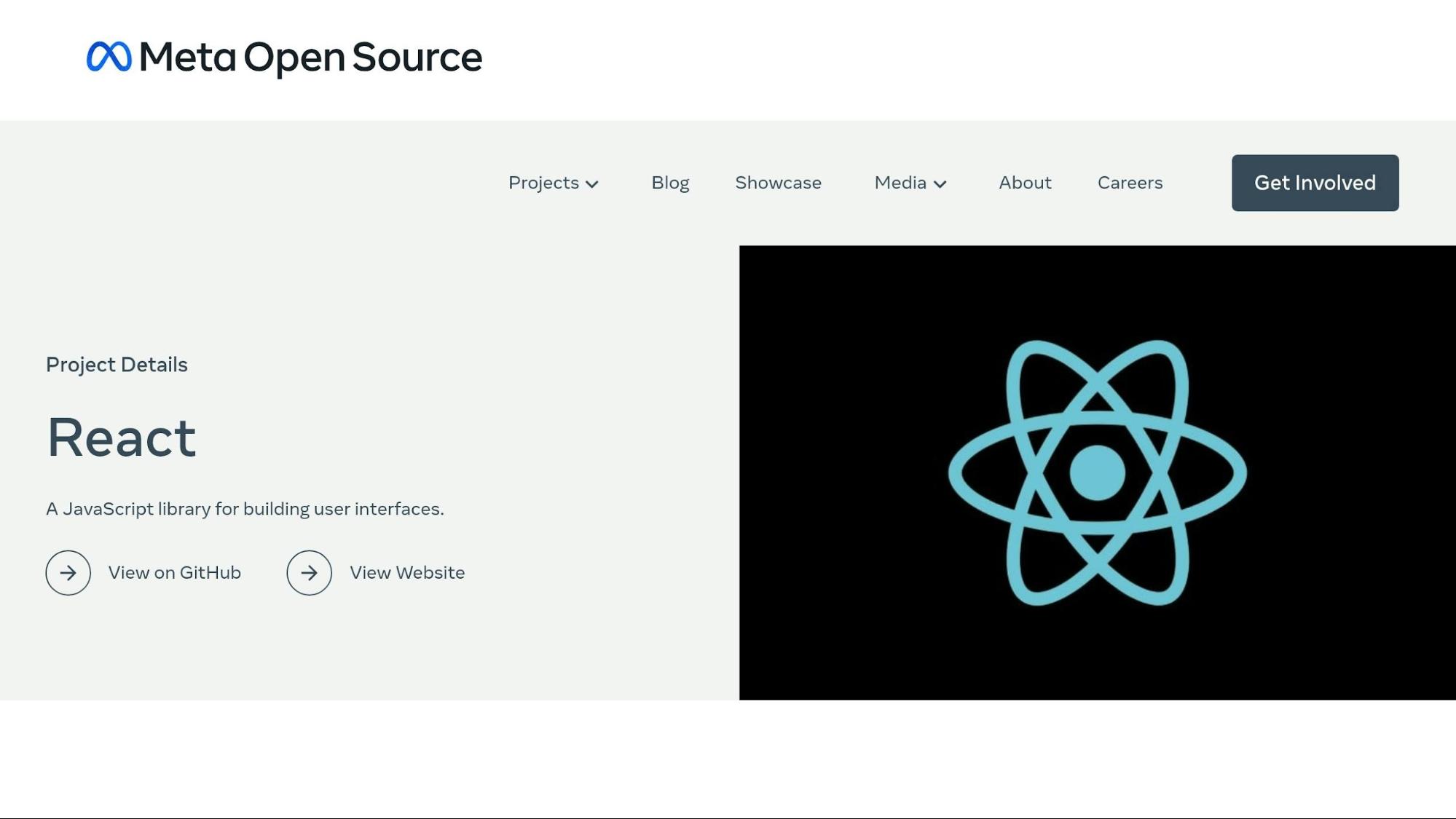 React